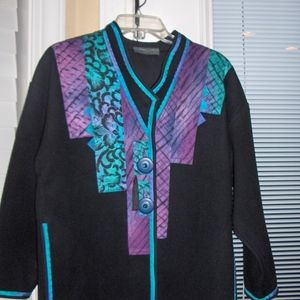 Custom Made Wool and Silk Jacket